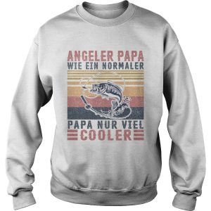 Angeler papa wie ein normaler papa nur viel cooler vintage retro shirt 2