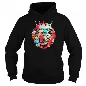 Animal King Idea Zoo Keeper Crown Colorful Lion Shirt 5