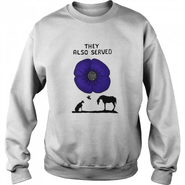 Animal They Also Served Purple Poppy Shirt