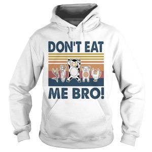 Animal dont eat me bro vintage retro shirt 1