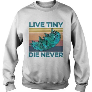 Animal live tiny die never vintage shirt 2