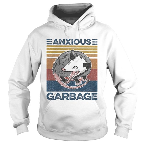 Anxious Garbage Mouse Vintage Retro shirt