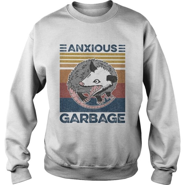 Anxious Garbage Mouse Vintage Retro shirt