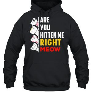 Are You Kitten Me Right Meow shirt 3