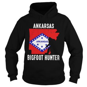 Arkansas bigfoot hunter flag shirt