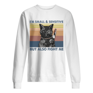Assassin Black Cat I’m Small &amp Sensitive But Also Fight Me Vintage shirt