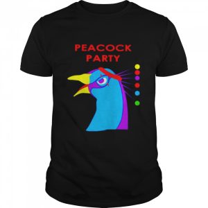 Auburn Peacock party shirt 1