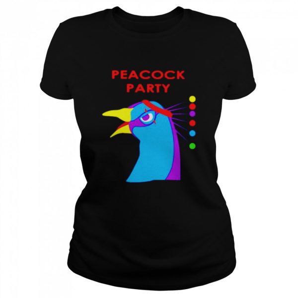 Auburn Peacock party shirt