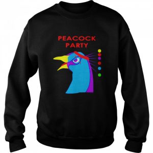 Auburn Peacock party shirt 4