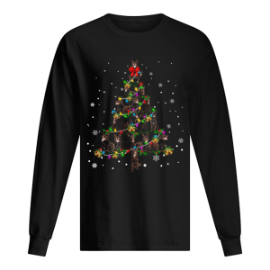 Australian Kelpie Christmas Tree T Shirt 1