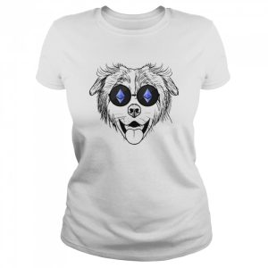 Australian Shepherd Dog Wearing Ethereum Sunglasses shirt