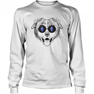 Australian Shepherd Dog Wearing Ethereum Sunglasses shirt 3