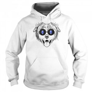 Australian Shepherd Dog Wearing Ethereum Sunglasses shirt 5