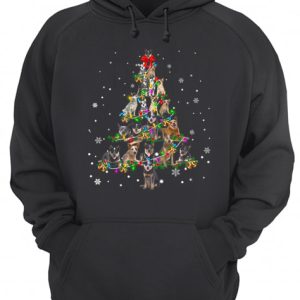 Australian cattle dog Christmas Tree T Shirt 3