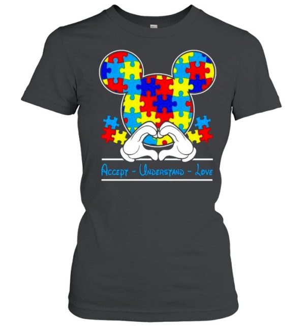 Autism Mickey Mouse accept understand love shirt