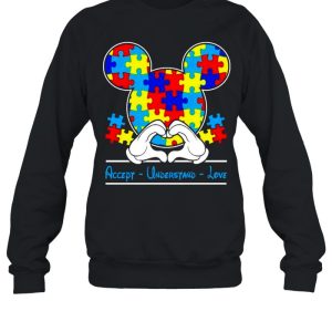 Autism Mickey Mouse accept understand love shirt 4