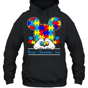 Autism Mickey Mouse accept understand love shirt 5