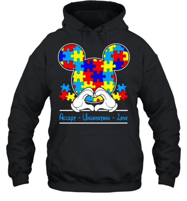 Autism Mickey Mouse accept understand love shirt