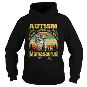 Autism The Journey That Turns Mama Bear Into Mamasaurus Vintage shirt