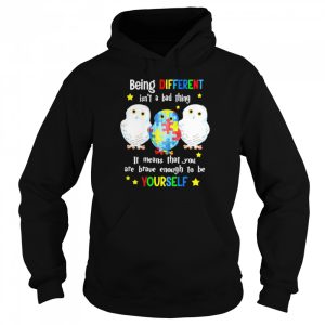 Autism bird being different isn't a bad thing shirt 5