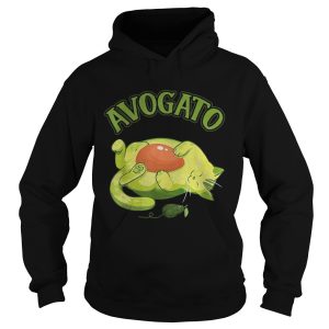 Avogato Avocado Cat Cute Face Puns shirt