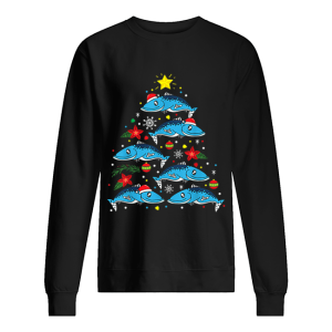 Awesome Barracuda Fish Christmas Ornament Tree Dad Fishing Gift shirt 2