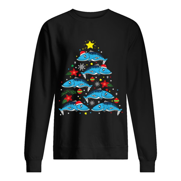 Awesome Barracuda Fish Christmas Ornament Tree Dad Fishing Gift shirt