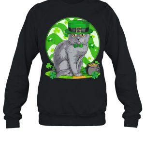 Awesome Chartreux Cat Leprechaun St Patricks Day Shirt 2