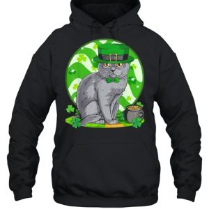 Awesome Chartreux Cat Leprechaun St Patricks Day Shirt 3