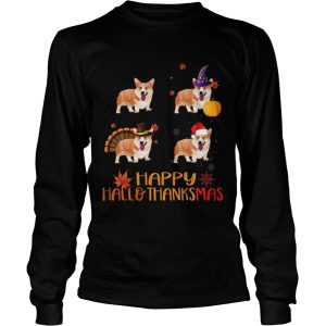 Awesome Corgi Happy Hallothanksmas shirt 2