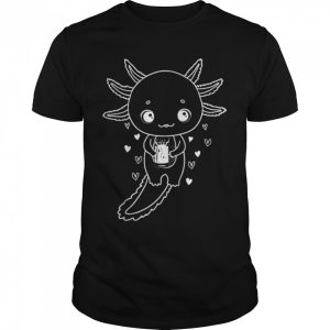 Axolotl with Beer I Party Axolotl T-Shirt