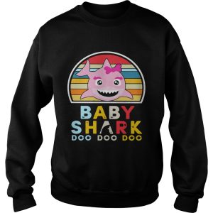 Baby Girl Shark Doo Doo Doo Vintage shirt 2