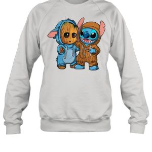 Baby Groot And Stitch Is Best Friend shirt 4