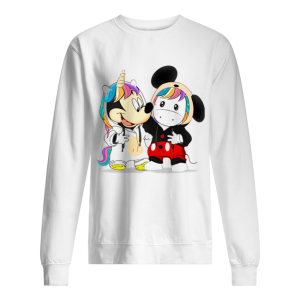 Baby Mickey Mouse And Baby Unicorn shirt