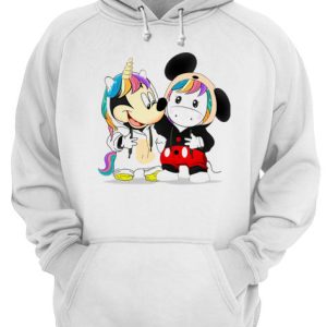 Baby Mickey Mouse And Baby Unicorn shirt 3