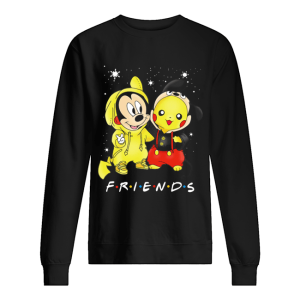 Baby Mickey Mouse And Pikachu Friends Christmas shirt 2