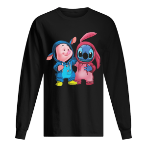 Baby Piglet and Stitch shirt 1