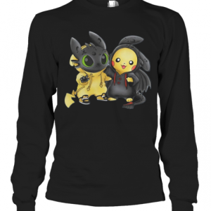 Baby Toothless And Pikachu T Shirt 1