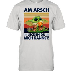 Baby Yoda Am Arsch Lecken Du Mich Kannst Vintage shirt 1