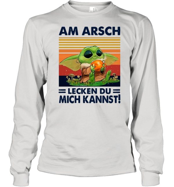 Baby Yoda Am Arsch Lecken Du Mich Kannst Vintage shirt