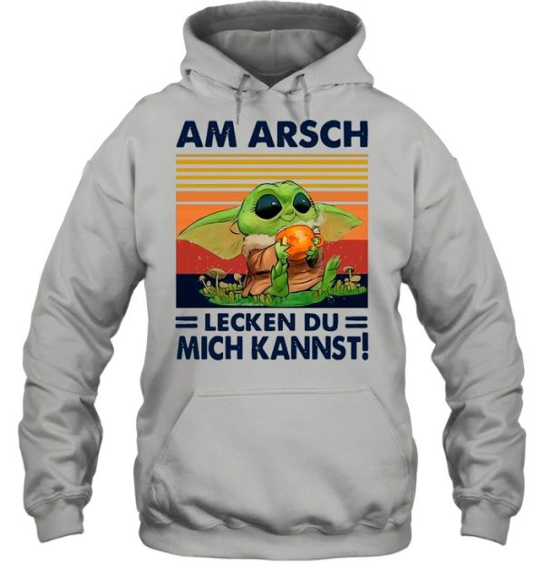 Baby Yoda Am Arsch Lecken Du Mich Kannst Vintage shirt