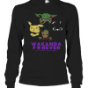 Baby Yoda Baby Groot Pikachu Wakanda Forever T-Shirt