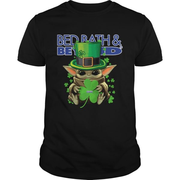 Baby Yoda Bed BathBeyond Shamrock StPatricks Day shirt