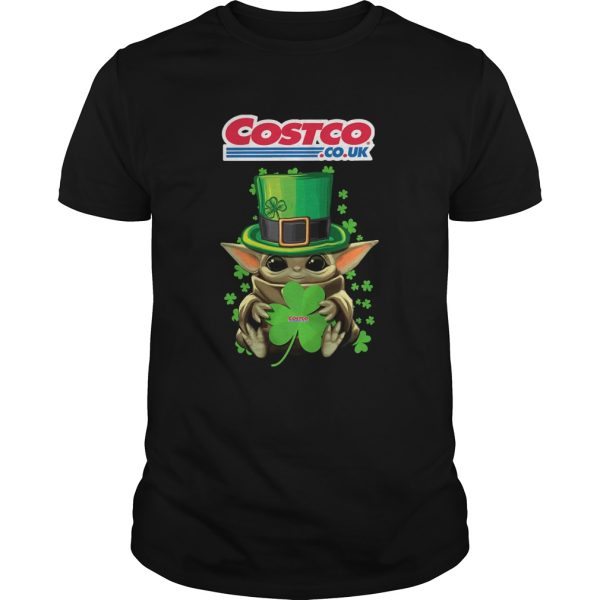 Baby Yoda Costo CoUk Shamrock StPatricks Day shirt