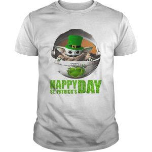 Baby Yoda Happy St Patricks Day shirt