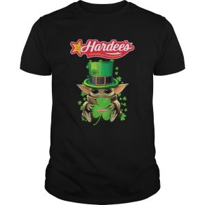 Baby Yoda Hardees Shamrock StPatricks Day shirt