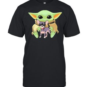 Baby Yoda Hug Chihuahua Dog Shirt