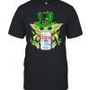 Baby Yoda Hug Coor Light Irish Patricks Day Shirt