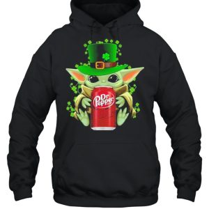 Baby Yoda Hug Dr Pepper Irish Patricks Day Shirt 5