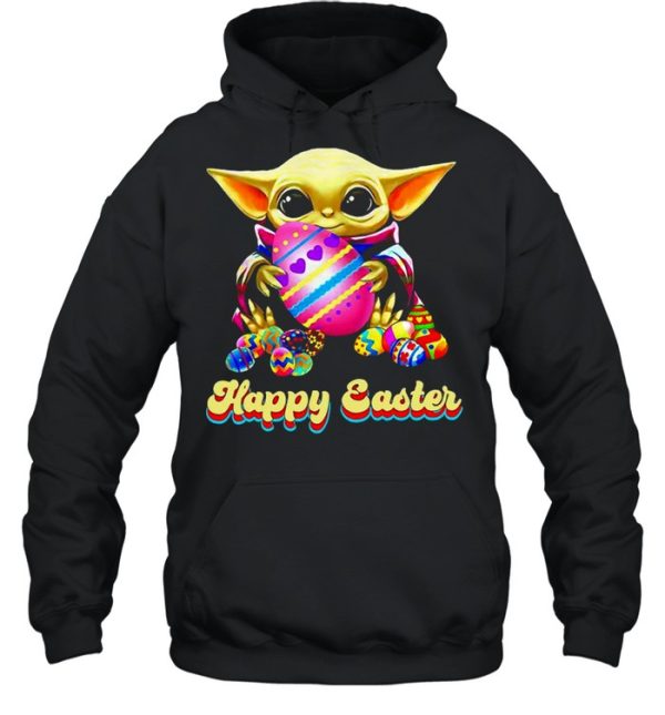 Baby Yoda Hug Easter Egg Happy Easter 2021 shirt